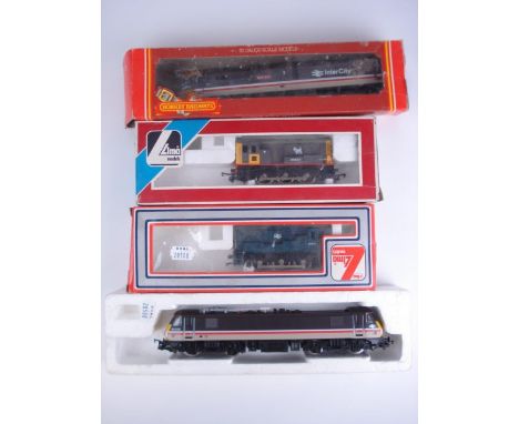 Lima, Hornby and Airfix, nine assorted locomotives:, various classes and types, all either partially boxed or incorrectly box
