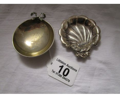 2 silver porringers