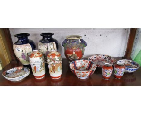 Shelf of Oriental china