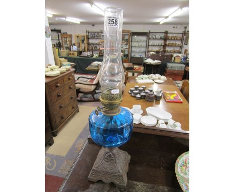 Victorian oil lamp