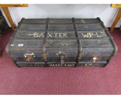 Vintage cabin trunk