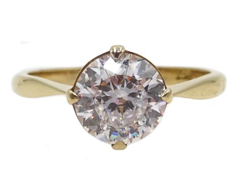 9ct gold white topaz ring hallmarked Condition Report size P-Q