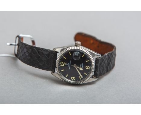 Tudor - Herrenarmbanduhr "Ranger" (Genf, Schweiz), Edelstahlgehäuse, Automatikwerk, schw.Zifferblatt m. Datumsanzeige, schw. 