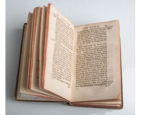Outhier, M., "Journal d'un Voyage au Nord, en 1736/1737", Amsterdam 1746, mit allenKupferstichtafeln, Größe ca. 17 x 11 cm. S