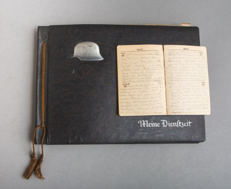 Fotoalbum (Drittes Reich), bez. "Meine Dienstzeit", Beginn 15.11.1938, Art. Rgt. 72, 4.Bat. Mainz-Gonsenheim, 26.8.1939 Westw