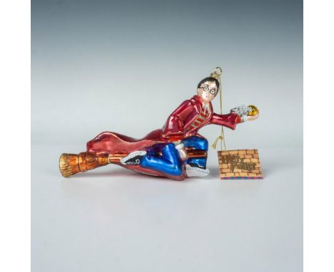 Inspired by the fictional character and protagonist in J.K. Rowling's successful fantasy series. The glittery ornament depict