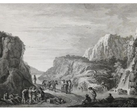 Vivares, Francois: (1709 Saint-Jean-du-Bruel - London 1780). Die Aufteilung der Beute. Kupferstich nach Francisco Simonini be