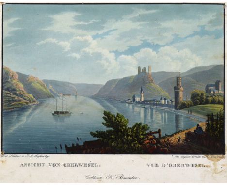 Album des Rheins.: Eine Sammlung der interessantesten Ansichten zwischen Köln, Koblenz und Mainz (dreisprachiger Deckeltitel)