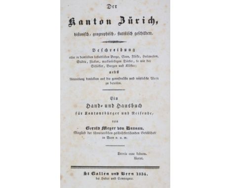 Dändliker,K.: Geschichte der Stadt und des Kantons Zürich. 3 Bde. Zürich, Schulthess 1908-12. Gr.8°. Mit 3 Plänen. Blaue Hldr