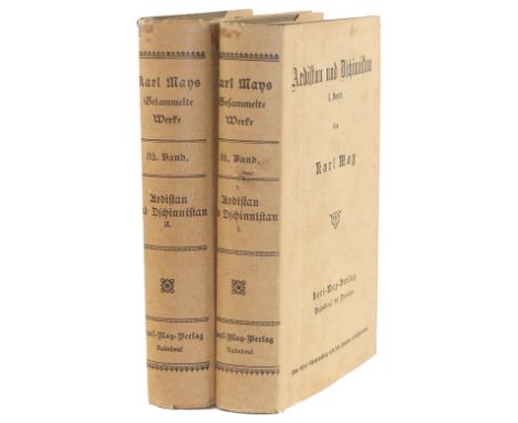 May,K.: Ardistan und Dschinnistan. Reiseerzählung. 19.-28. Tsd. 2 Bde. Radebeul bei Drsdn., Karl-May-Vlg. (1920). 2 Bl., 602 