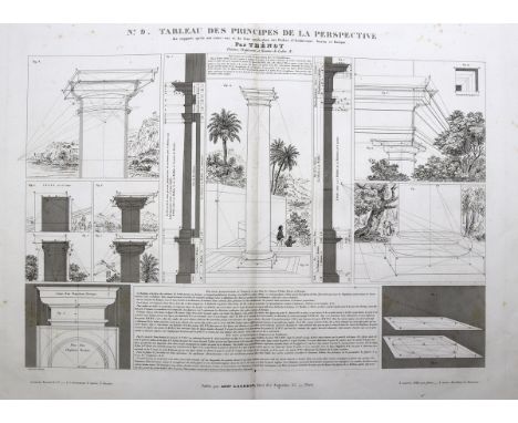 Thenot,(J.P.).: Album contenant les elements de la geometrie, du dessin lineaire, de la perspective, de l'architecture, etc.,