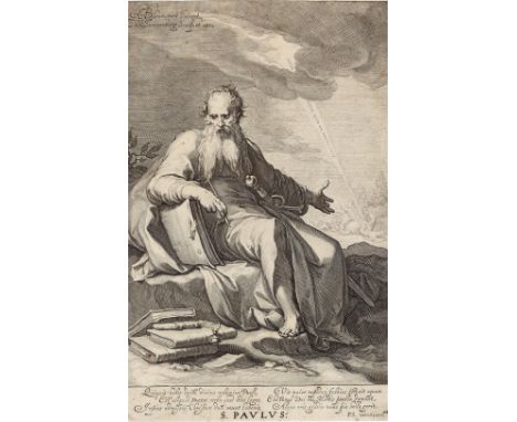 Swanenburg, Willem Isaaksz.: (1681 Leiden 1612). S. Paulus (der Büßer). Aus d. Folge der Sünder des Alten u. Neuen Testaments