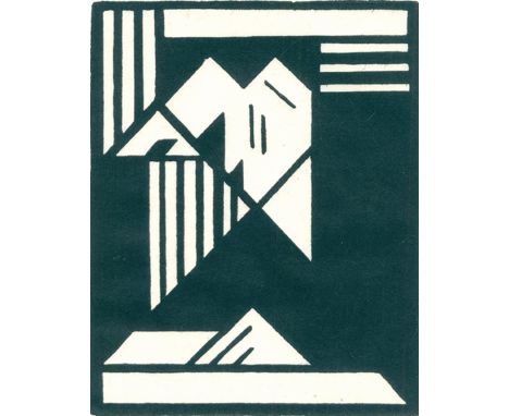 Loeber, Lou: (1941 - 1983). Lezende I. Linolschnitt oder Holzschnitt auf Japanpapier, 1930. 15 x 12 cm., sign. "Lou Loeber '3