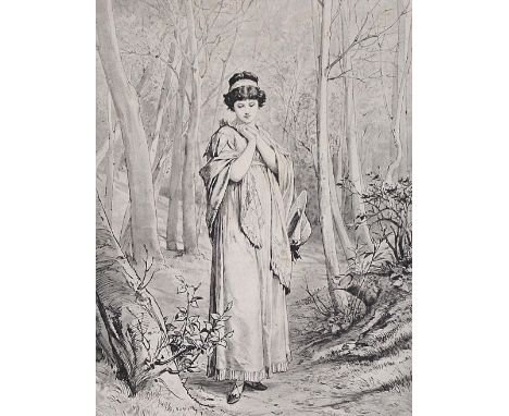 Chamisso,A.v.: Frauen-Liebe und Leben. Ein Lieder-Cyklus. 25. Aufl. Lpz., Titze (um 1900). 4°. Mit Illustr. v. P.Thumann. Nic