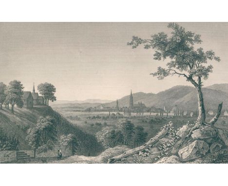 Huhn,E.: Das Grossherzogthum Baden in malerischen Original-Ansichten... (Teilstück). Darmstadt, Lange 1850. Gr.8°. Mit gest. 