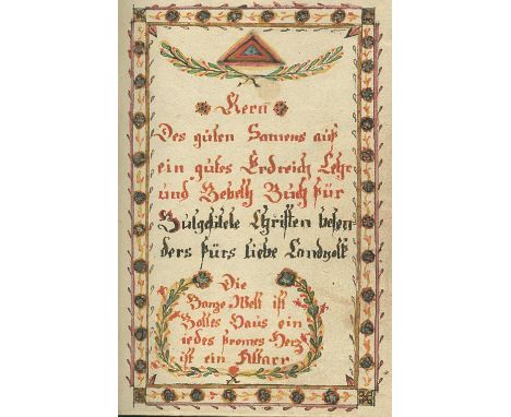 Kern des guten Samens: auf ein gutes Erdreich. Lehr und Gebeth Buch für Gutgesitete Christen besonders fürs liebe Landvolk. D