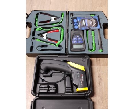 RAYTEK RAYNGER ST LASER LIGHT TOGETHER WITH TME MM2000 HANDHELD THERMOMETER WITH ACCESSORIES