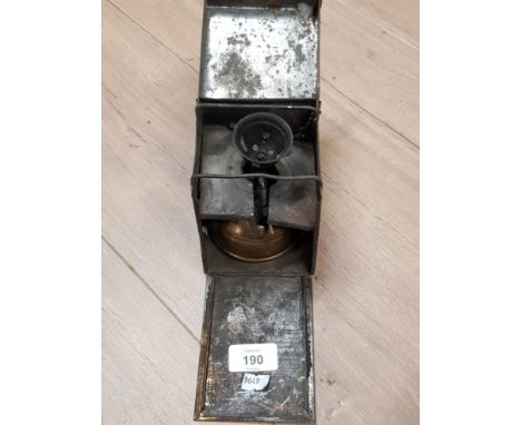 VINTAGE BRASS BURNER WITH ORIGINAL TIN CASE