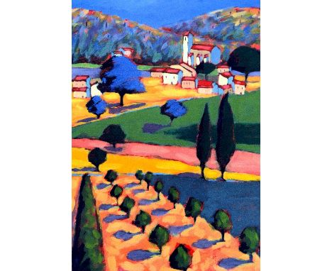 RICHARD PARGETER, an untitled artist proof 2/25, signed and numbered in pencil, unframed and unmounted, 51cm x 35cm