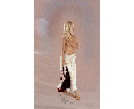 KAY BOYCE, 'SCARLETT', a limited edition print 80/95, signed and numbered in pencil, with certificate, mounted, unframed, 40c