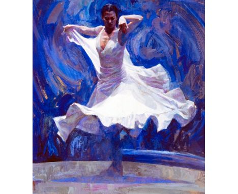 FLETCHER SIBTHORPE, 'CERULEAN', a limited edition print 95/295, signed and numbered in pencil, with certificate, mounted, unf