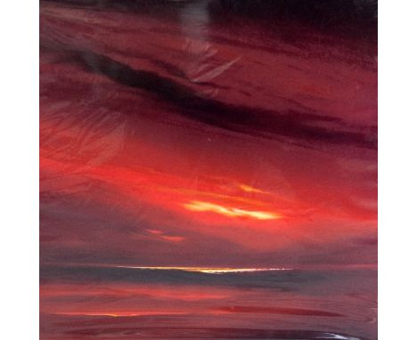 JONATHON SHAW, 'SKIES OF FIRE II', a limited edition print on board, 162/495 signed and numbered, with certificate, small den