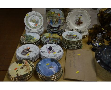 VARIOUS COLLECTORS PLATES, to include twelve Royal Worcester 'The Enchanted Fairy Glade Plate Collection', twelve Wedgwood 'B