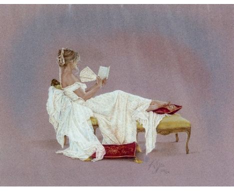 KAY BOYCE, an untitled limited edition print 272/295, signed and numbered in pencil, mounted but not framed, 50cm x 40cm