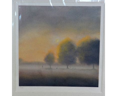 LAWRENCE COULSON, 'MORNING LIGHT', a limited edition print 73/395, signed and numbered in pencil with certificate, 43cm x 44c
