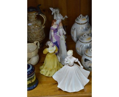 FIVE FIGURINES, to include Coalport 'Wendy', Goebel 'Southern Belle 1860' etc (5) 