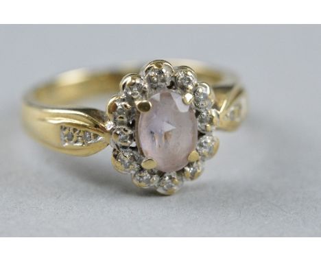 A 9CT DRESS RING, approximate weight 3.3 grams, ring size K