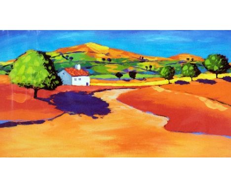RICHARD PARGETER, 'FIREBLAZE I', a limited edition print 56/250 signed, titled and numbered in pencil, mounted, unframed, 73c