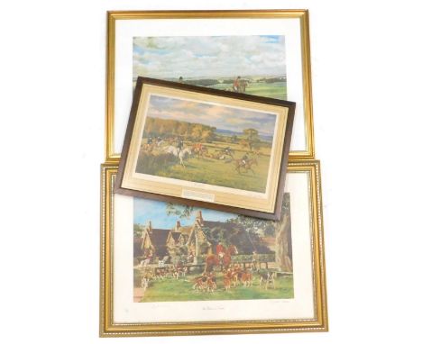 Elizabeth Sharp.  The Belvoir at Knipton and The Belvoir Out of the Vale, artist signed limited edition coloured prints, a pa