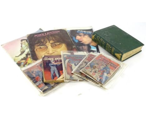Miscellaneous ephemera, to include The Battles of The British Army by Blackwood, comic titled Chinese Archer, from the Dixon 