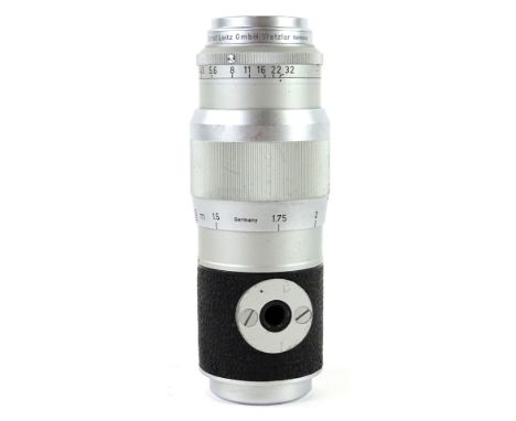 An Ernst Leitz Wetzlar lens, f=13.5cm 1:45 nr 11312171, 15cm W.
