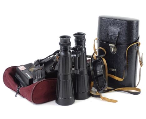 Zeiss Dialyt binoculars, 8x56B T *, 25cm H, (cased) and a Polaroid camera.