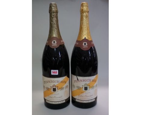 Two 300cl double magnum bottles of Pennrich 1874 sparkling wine. (2) 