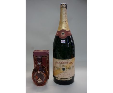 A 37.5cl bottle of Dimple Pinch 15 year old blended whisky, in card box; together with a&nbsp;300cl double magnum bottles of 