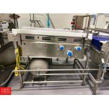 Nercon 57" x 18.5" S/S Framed Conveyor with S/S-Clad Drive and 2017 200 PSI Nitrogen Tank