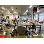 Markem Imaje 2200 Pressure Sensitive Labeler with Emergent Vision HMI, 62" x 7.5" Conveyor