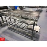 S/S 62" x 25" 2-Lane Drying Rack (Subject to Bulk Bidding)