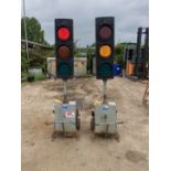 PIKE XL2 2-WAY TEMPORARY TRAFFIC LIGHTS – SIGN, LIGHT, BATTERY INCLUDED