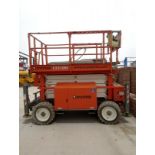 2018 SNORKEL S3370BE SCISSOR LIFT – 12M WORKING HEIGHT – 4WD – BI-ENERGY