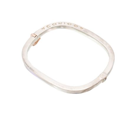 Clogau Welsh silver 'Cariad' bangle, 35.9g, in Clogau box.