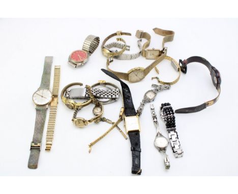 A collection of ladies and gentleman's vintage watches to include examples by Avia, Ross, Sekonda, Everite and other similar 