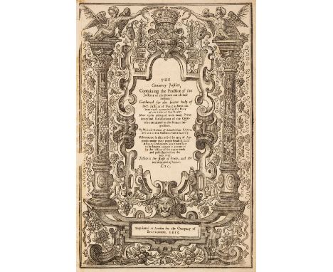 Dalton (Michael). The Countrey Justice, containing the Practice of the Justices of the Peace out of their Sessions: Gathered 