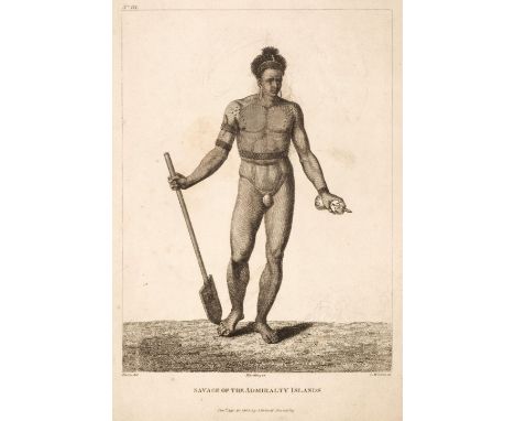 [Cook, James]. A collection of 37 plates from Cook's Voyages, London: J. Debrett, 1800, plates engraved by Warren, Harding an
