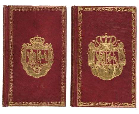 Empress Marie Louise Bindings. Charles Millevoye. Charlemagne, ou la défaite des Lombards, poème heroique en dix chants, & Ch