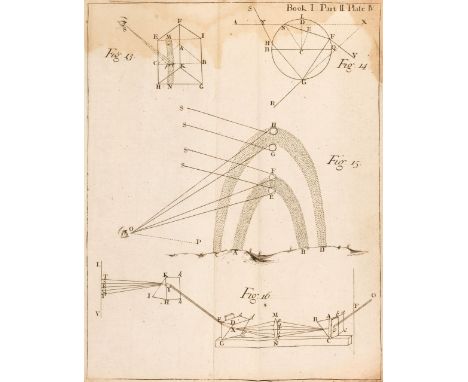 Newton (Isaac). Opticks: Or, a Treatise of the Reflectons, Refractions, Inflections and Colours of Light. The Second Edition,