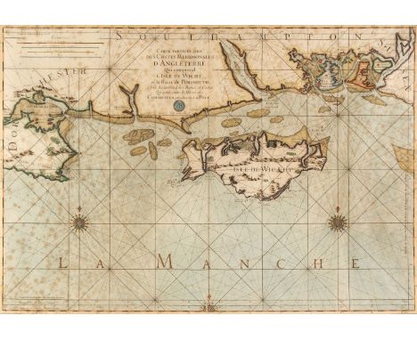 * The Solent. Carte Particuliere des Costes Meridionales d'Angleterre qui comprend l'Isle de Wicht, et le Havre de Portsmouth